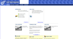 Desktop Screenshot of lib-expression.fr